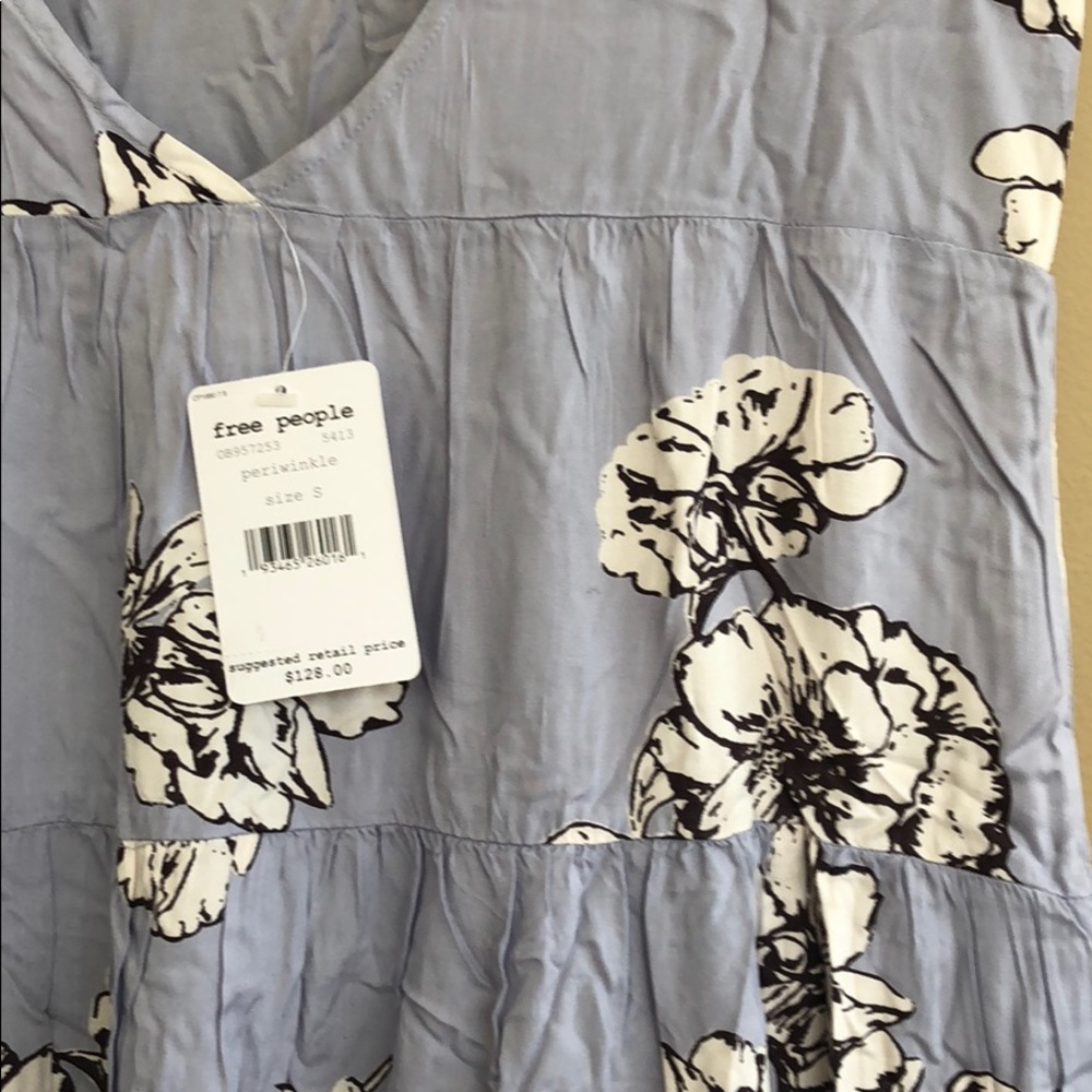 NEW • Free People • Rita Tiered Floral Midi Dress - Picture 7 of 7